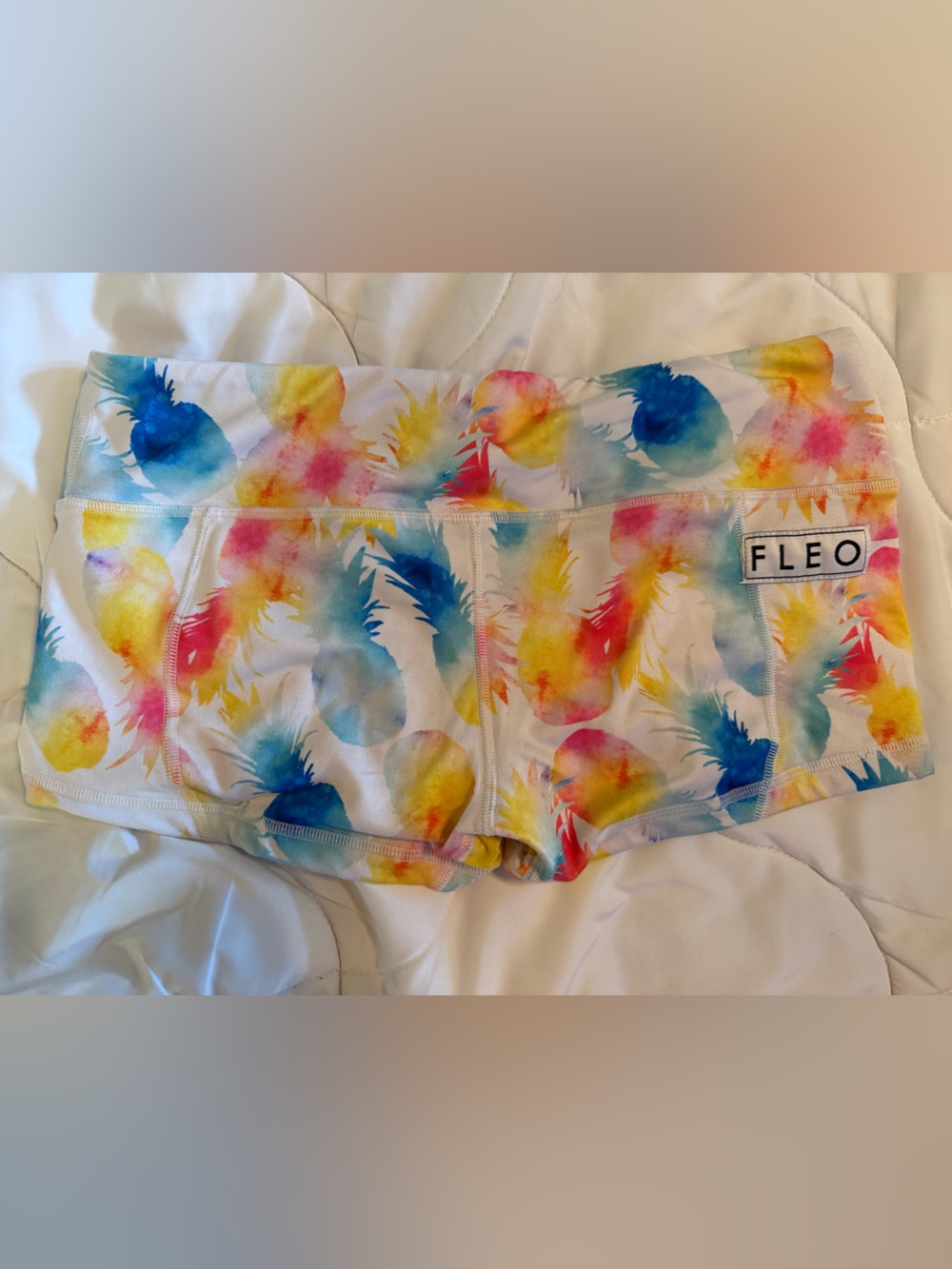 FLEO Pineapple Shorts- medium